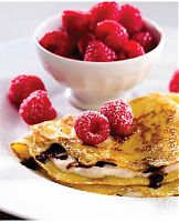  Homemade Raspberry & Chocolate Crepes