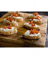  Cantaloupe & Prosciutto Crostini