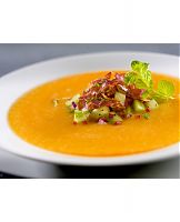  Cantaloupe-Peach Gazpacho