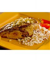  Pan Roasted Chicken with Spiced Rum & Mango Butter